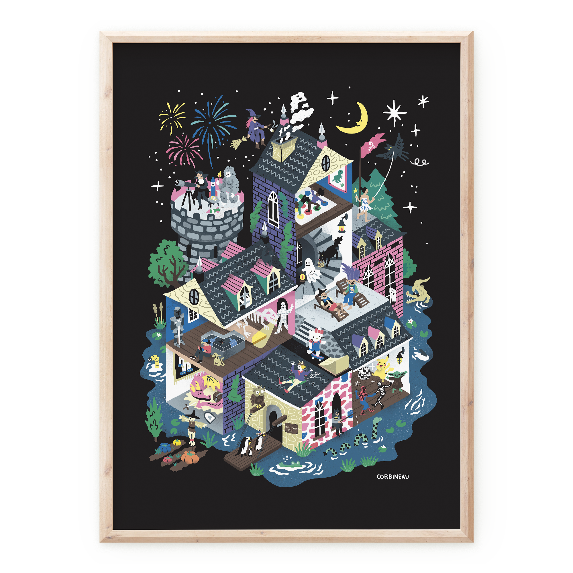 Castle Fun Black